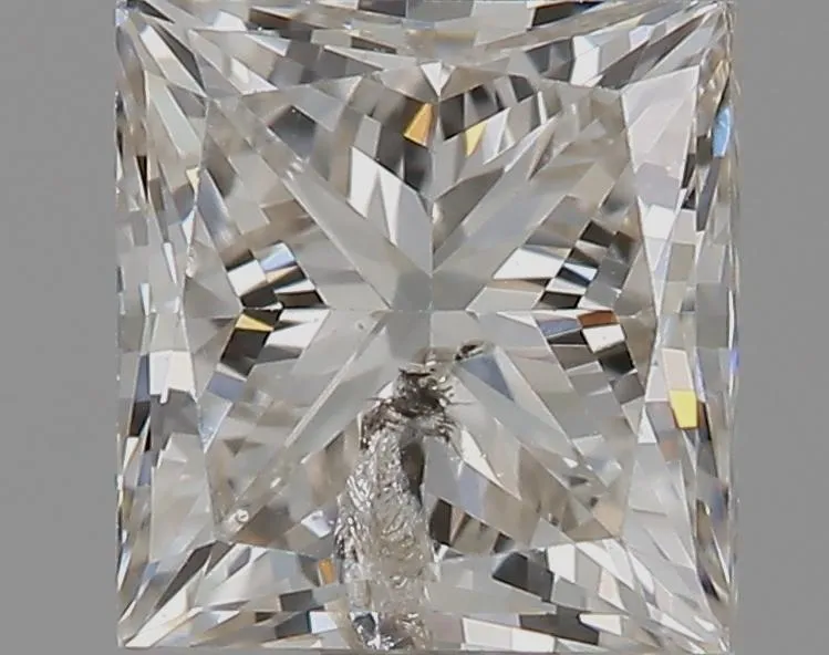 0.71 Carat I I2 Princess Cut Diamond