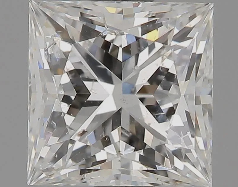 0.82 Carat F I1 Princess Cut Diamond