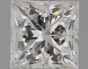 0.82 Carat F I1 Princess Cut Diamond