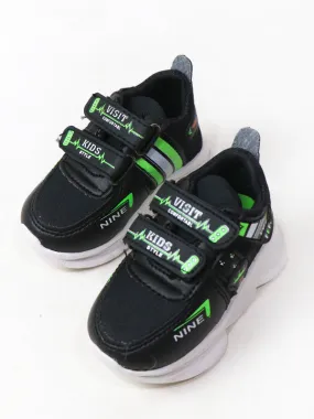 1Yr - 8Yrs Black Shoes For Boys LS BS66