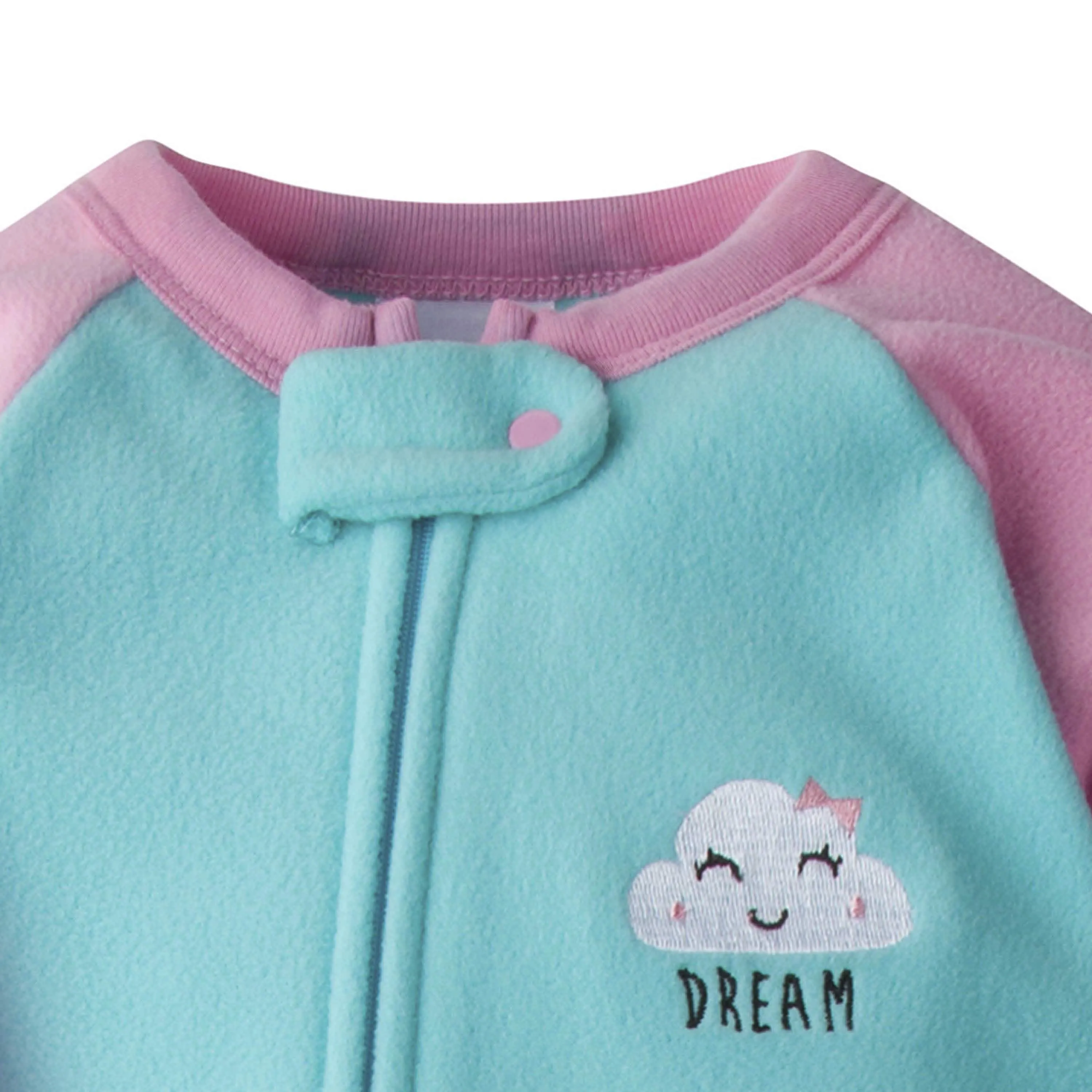 2-Pack Baby & Toddler Girls Dreaming Fleece Pajamas