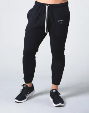 2way Stretch Warm Sweat Pants - Black