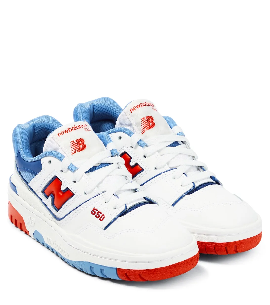 550 leather low top sneakers New Balance, white