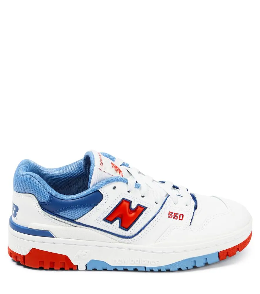 550 leather low top sneakers New Balance, white