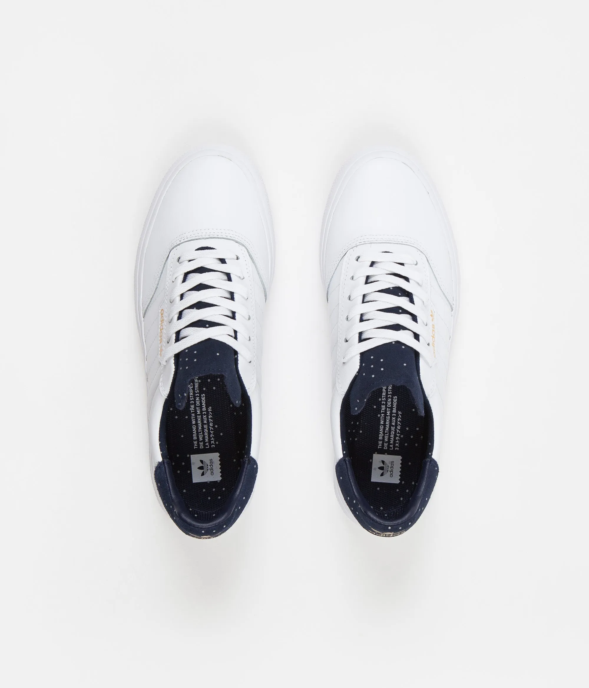 Adidas 3MC 'Jake Donnelly' Shoes - White / Collegiate Navy / Gold Metallic