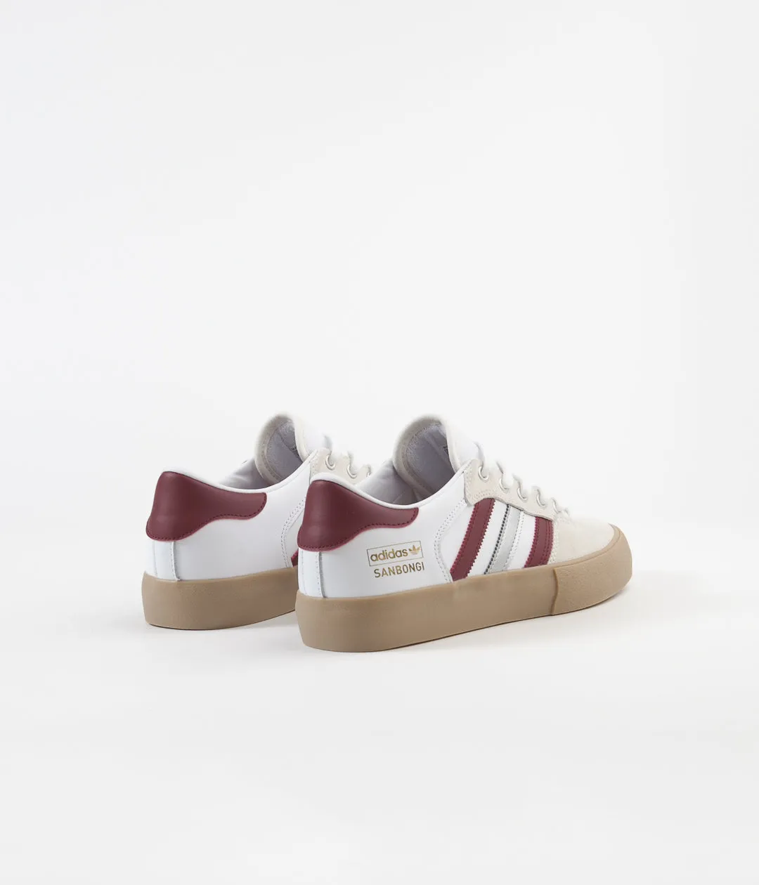 Adidas Matchbreak Super 'Shin Sanbongi' Shoes - White / Collegiate Burgundy / Gum4