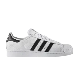 Adidas Superstar 'Grid Leather' sneakers, white