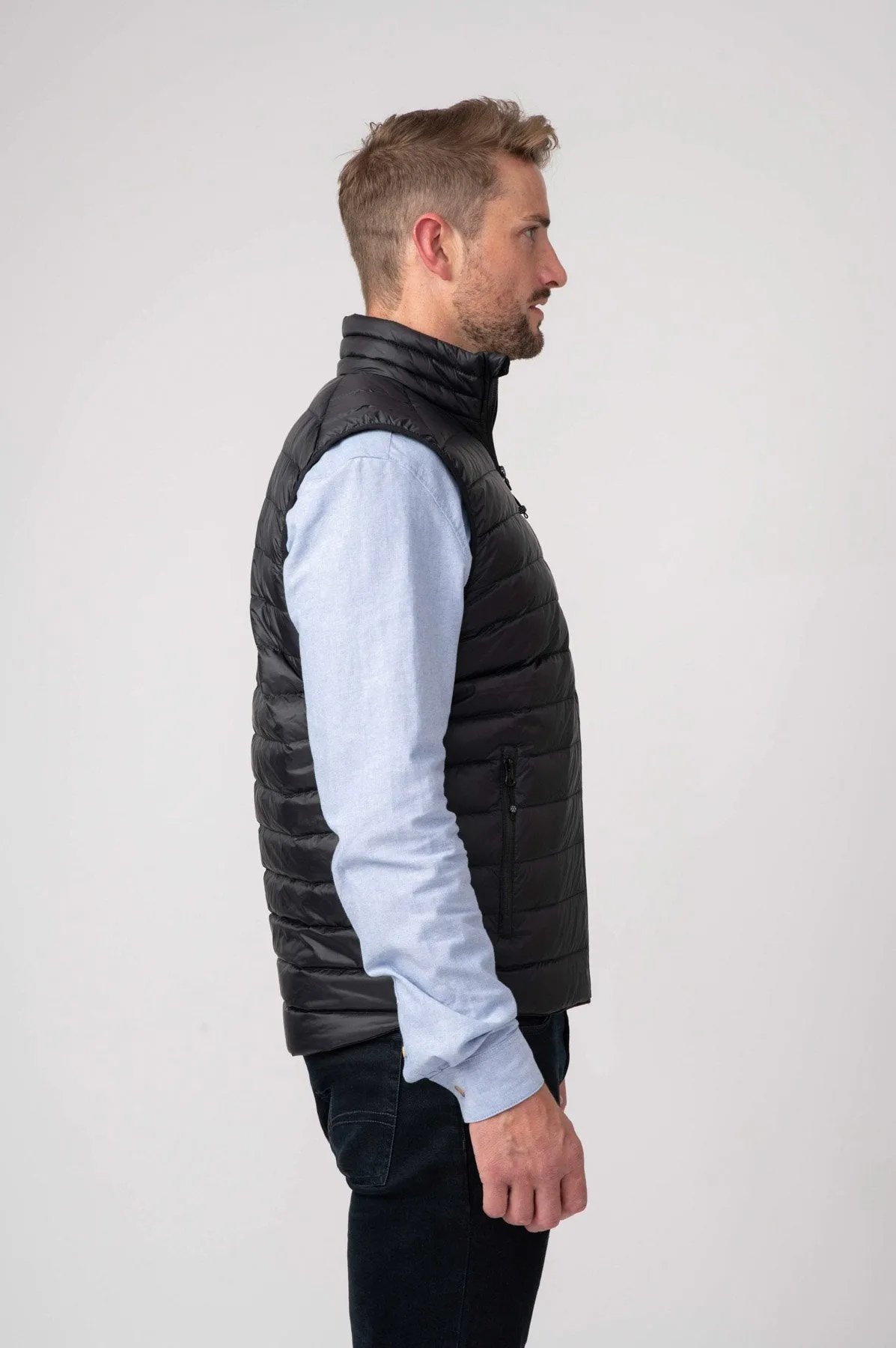 Alpine Mens Down Gilet - Jet Black