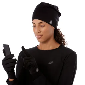 Asics Beanie & Glove Set Black