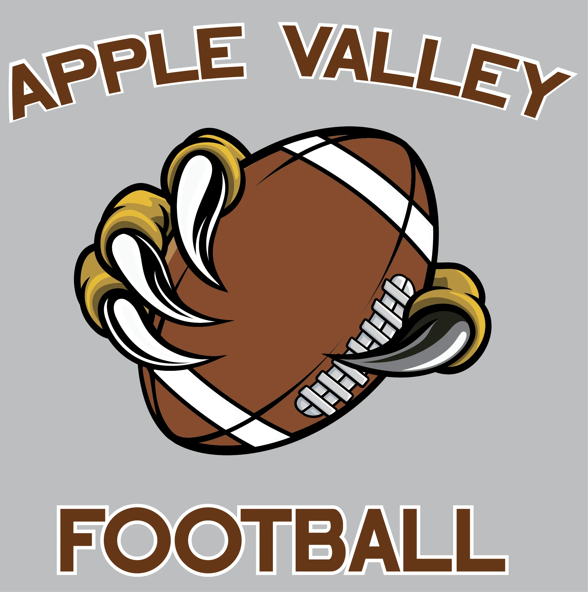 AV Football - District Short Sleeve Tee Grey Frost