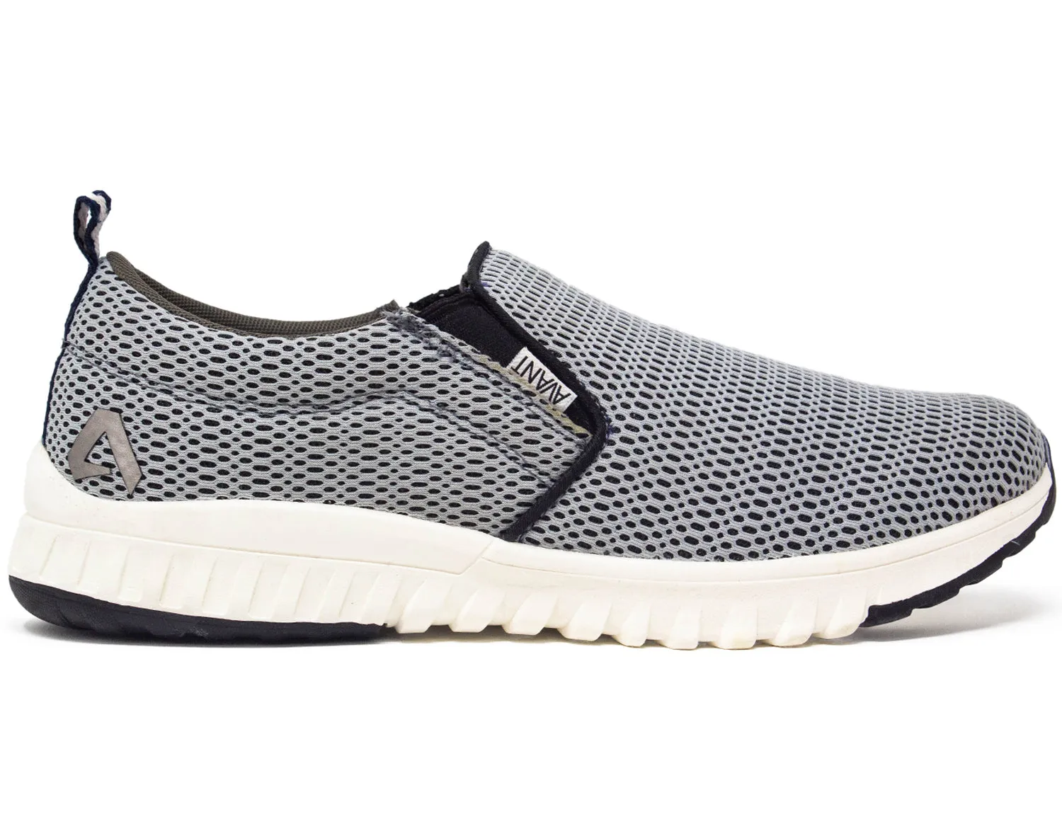 Avant Men's Single Mesh Slip On Sports Shoes - Grey