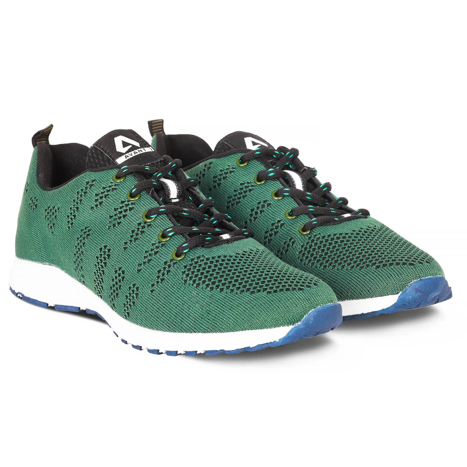 Avant Men's Zest Running and Training Shoes - Army Green/Black