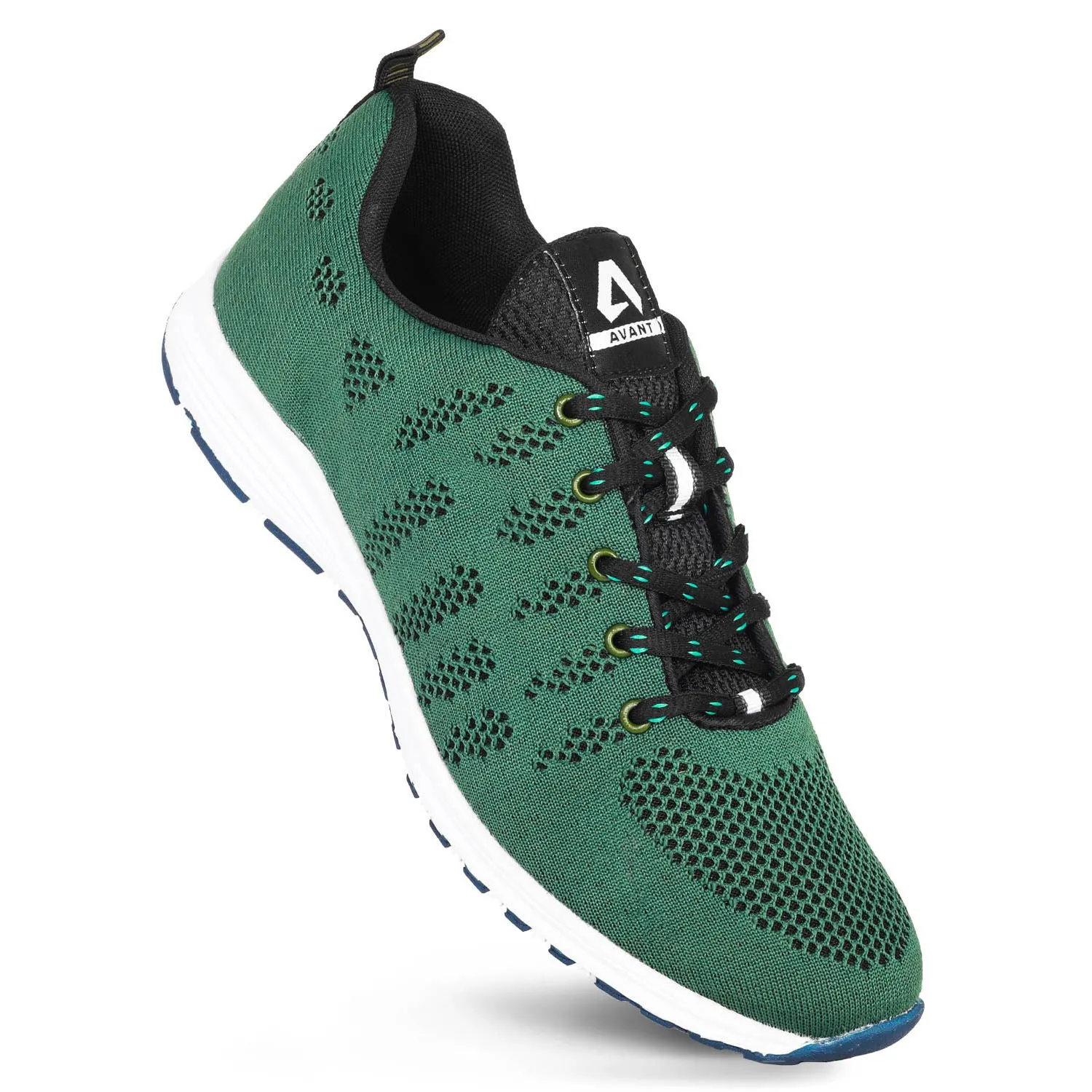 Avant Men's Zest Running and Training Shoes - Army Green/Black