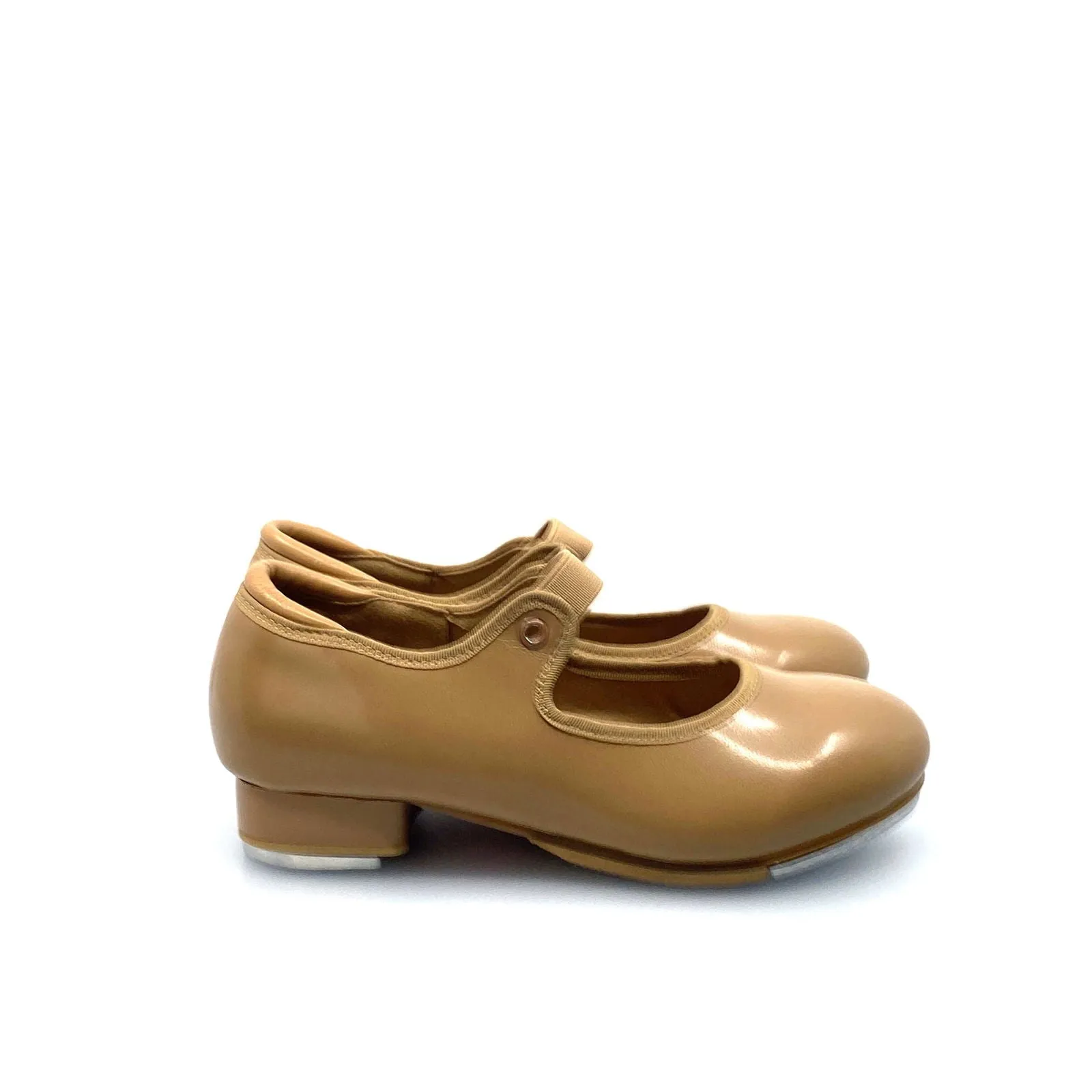 Balera Girls Beige Tap Shoes Size 1.5A