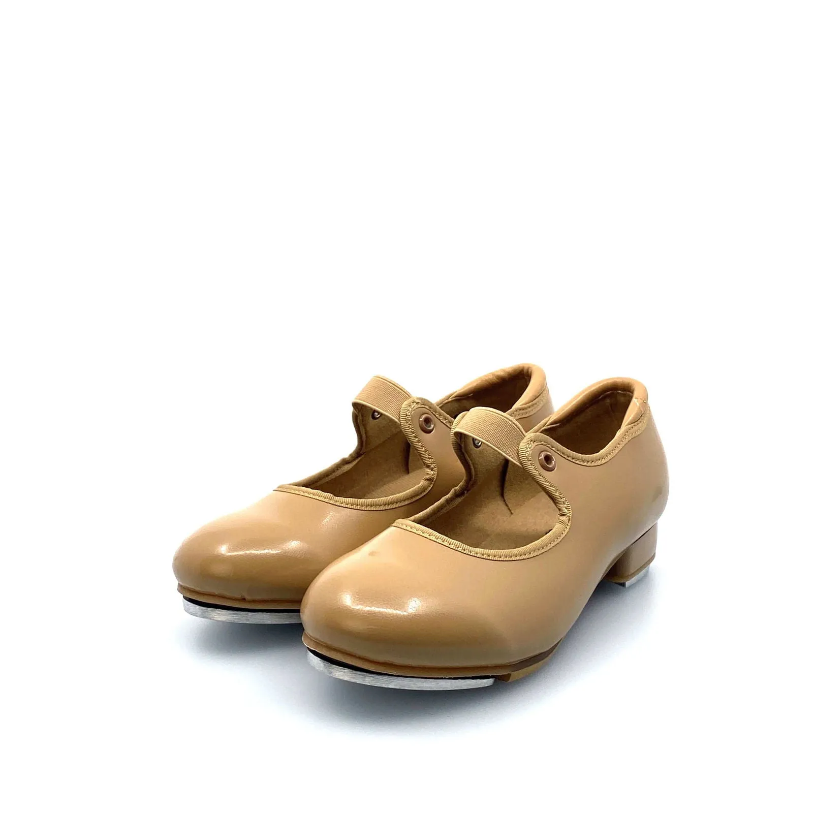 Balera Girls Beige Tap Shoes Size 1.5A