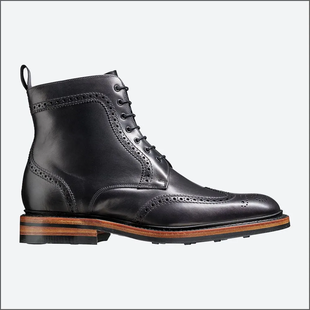 Barker Donegal Black  Grain Boot/