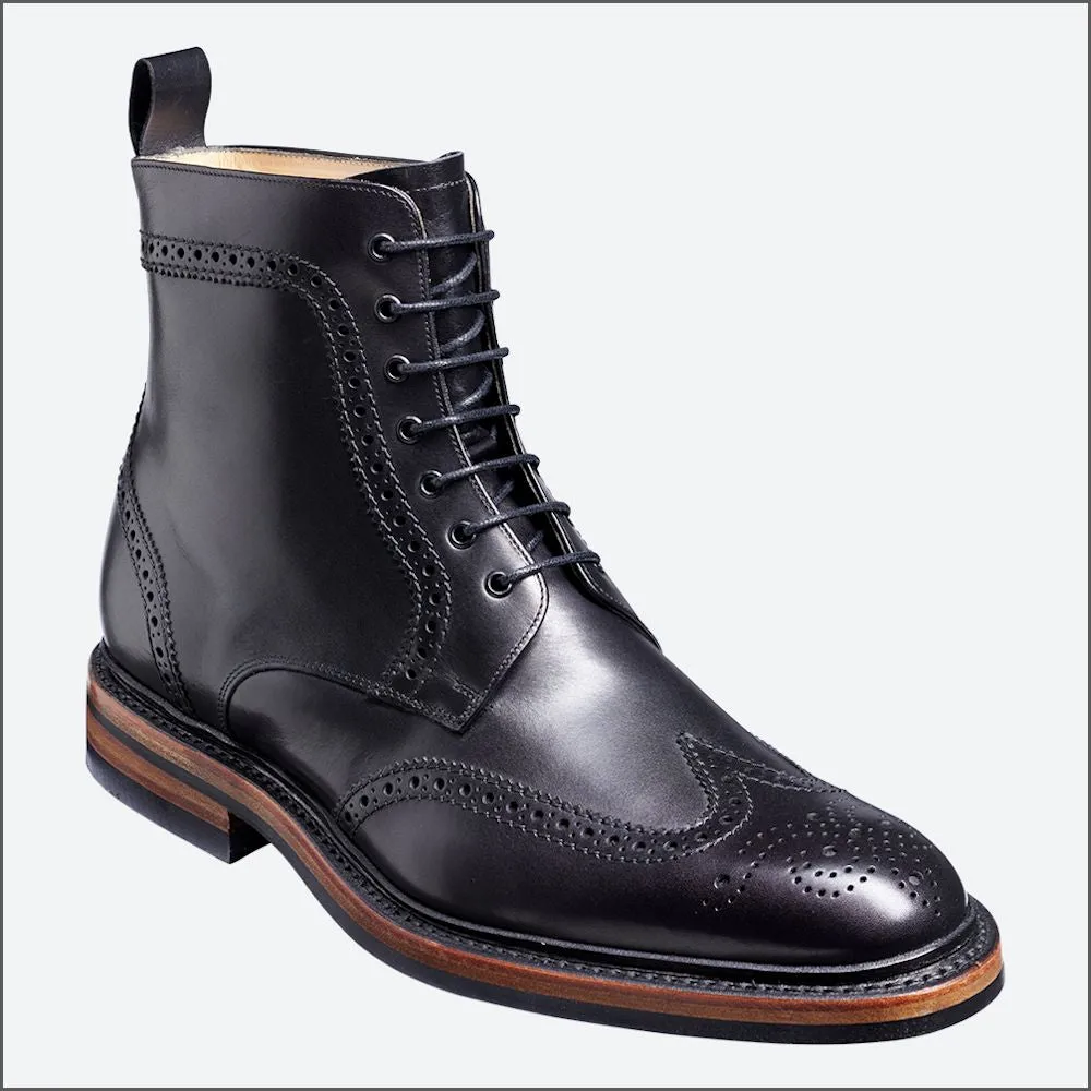 Barker Donegal Black  Grain Boot/