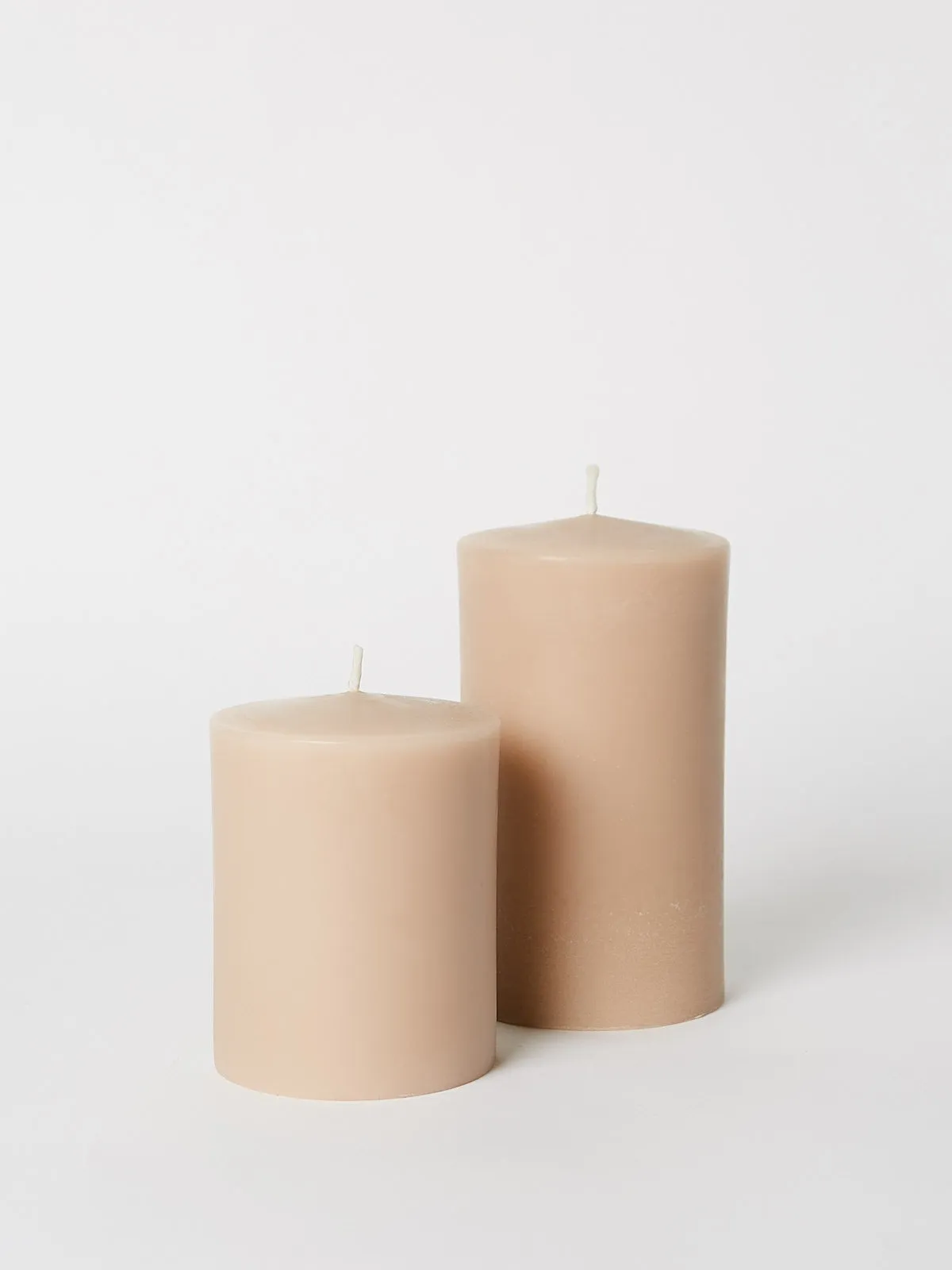 Beeswax Candle Colour Blush Medium