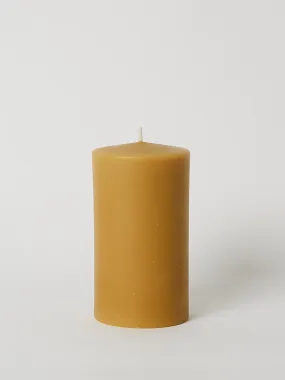 Beeswax Candle Colour Honey Medium