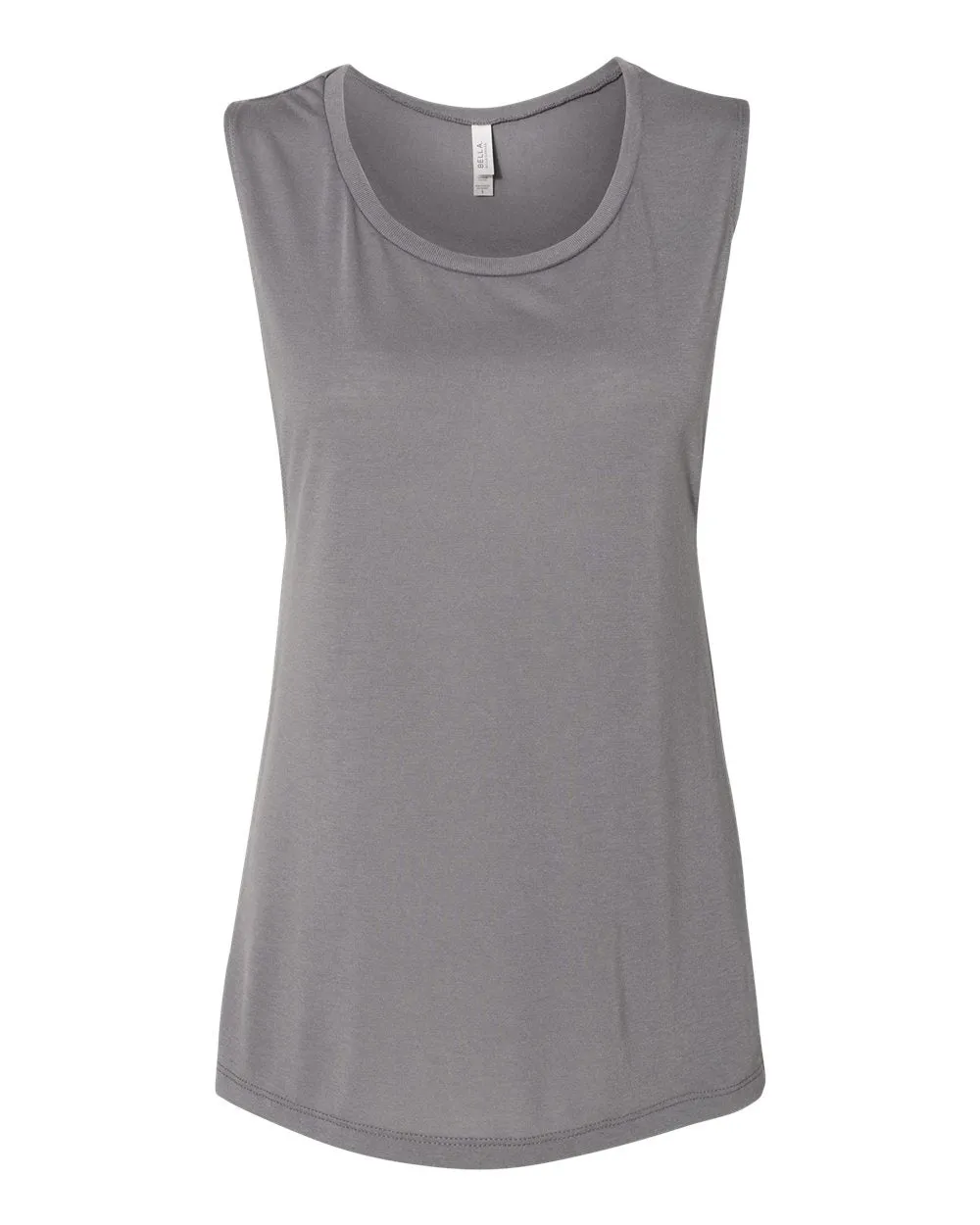 Bella   Canvas 8803 Women's Flowy Scoop Muscle Tank - Storm