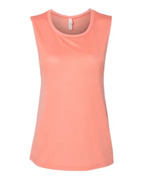 Bella   Canvas 8803 Women's Flowy Scoop Muscle Tank - Sunset