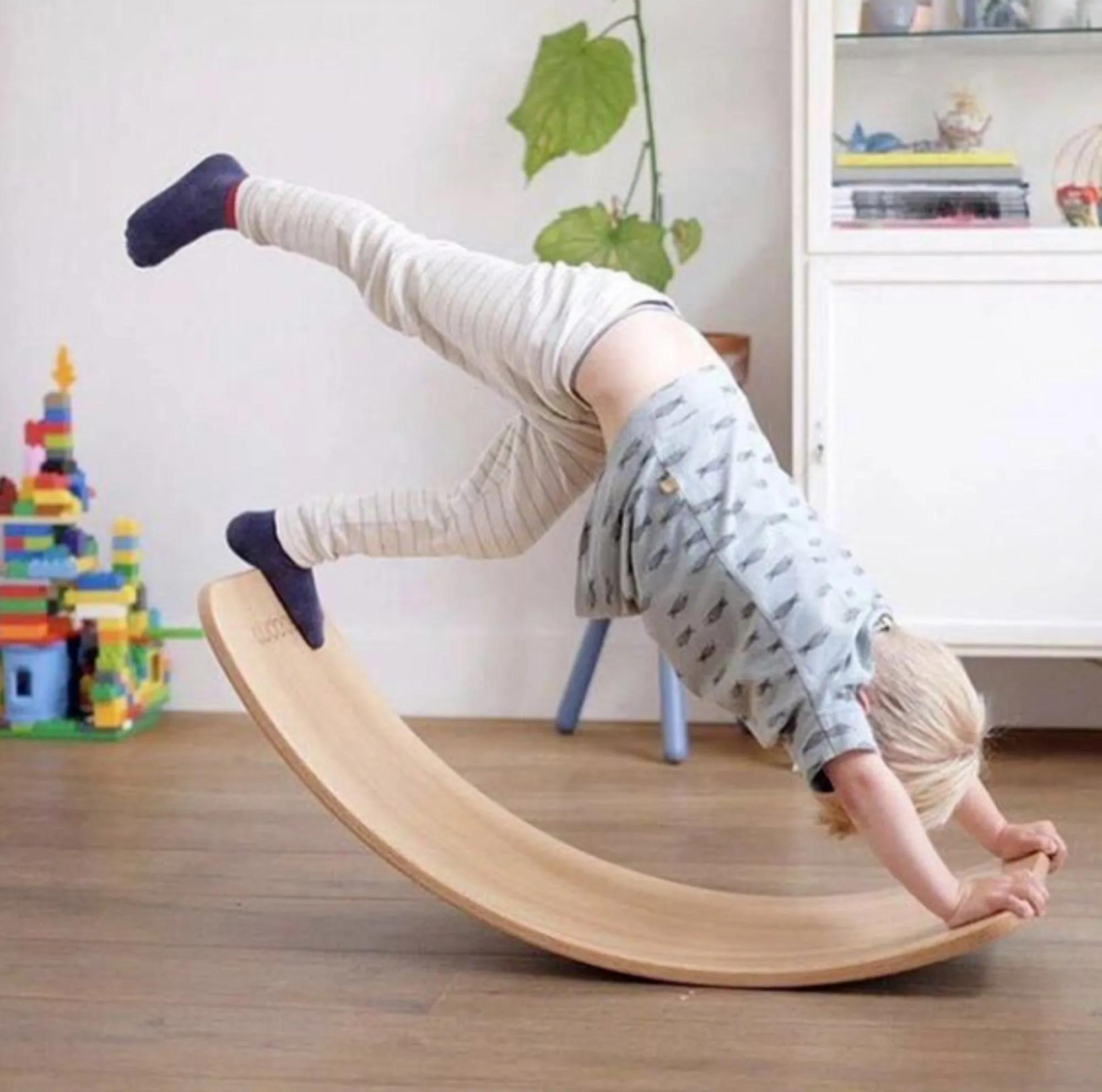 Best Balance Board for kids and adults, handmade European Baltic birch wood ideal for balance, exercise, yoga, play and fun