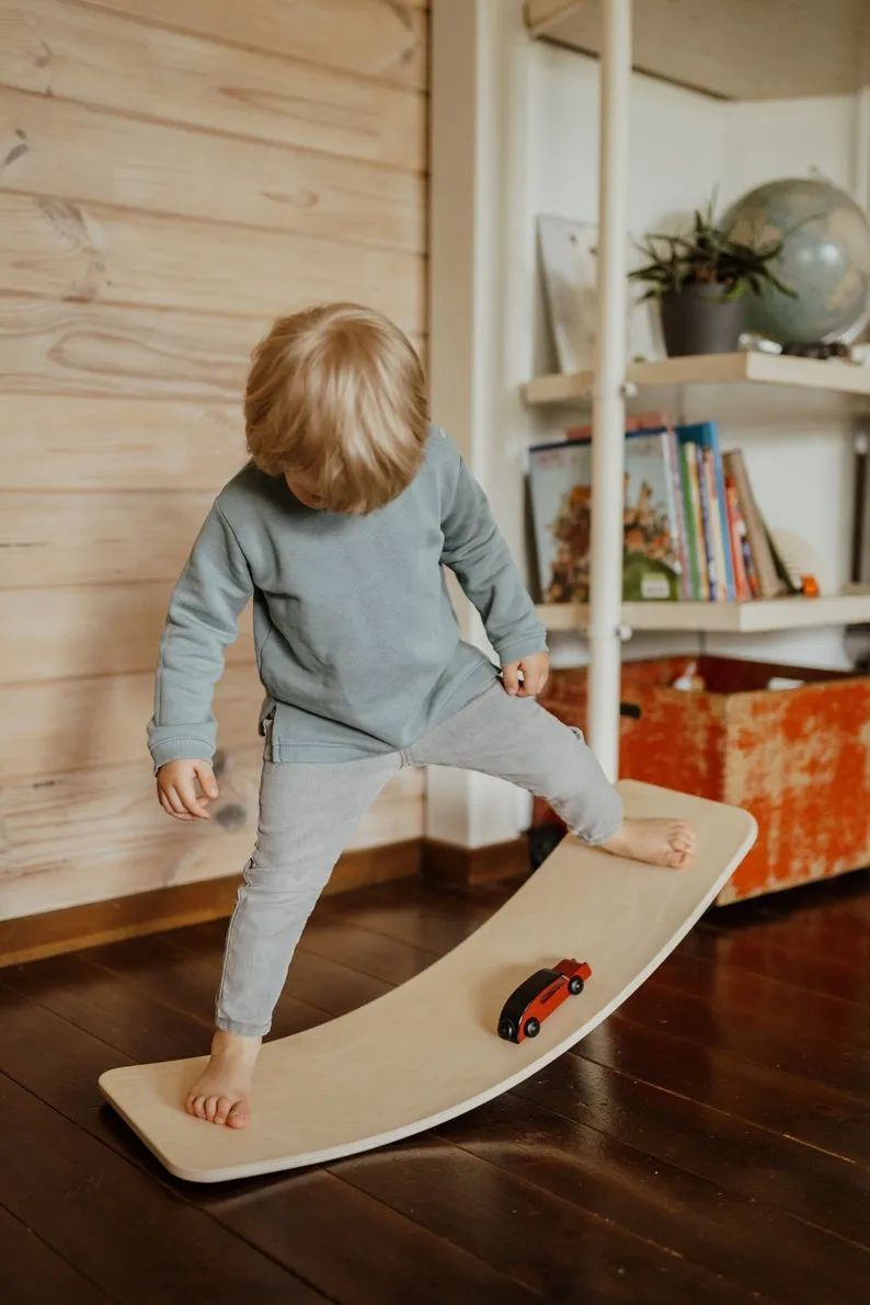 Best Balance Board for kids and adults, handmade European Baltic birch wood with non slip Felt base ideal for balance, exercise, yoga, play and fun.