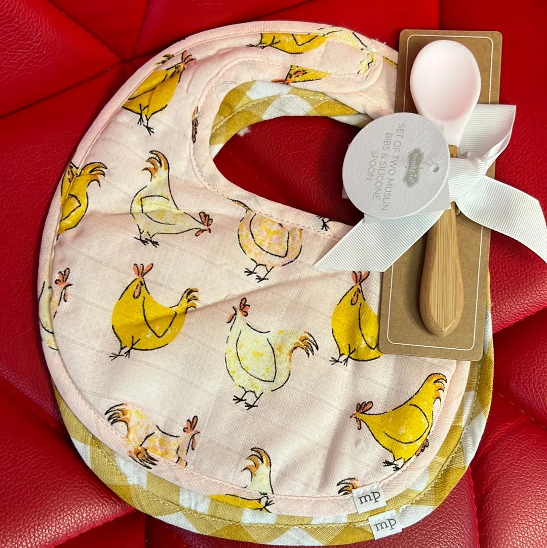 Bib and Spoon Set