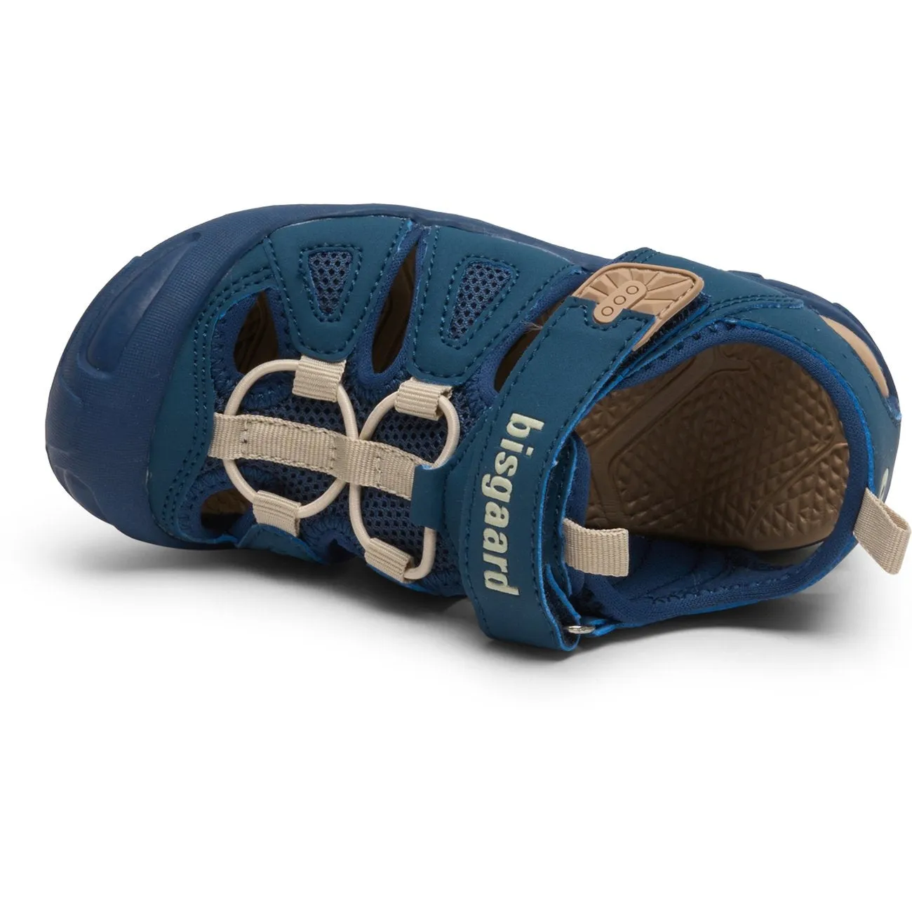 Bisgaard Parker Velcro Sandal Navy