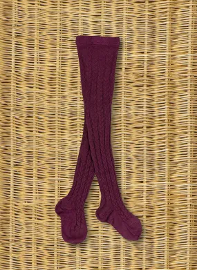 Braided Warm Cotton Tights