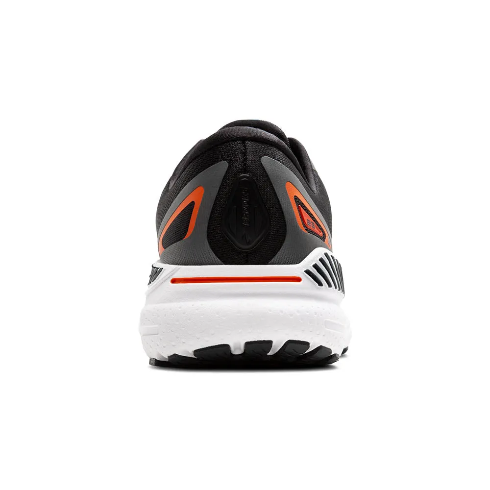 Brooks Adrenaline GTS 23 (Men's) - Black/ Mandarin Red/Silver