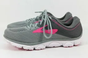 Brooks Anthem Women's Grey/Ebony/Pink Sneaker 10M(ZAP5321)