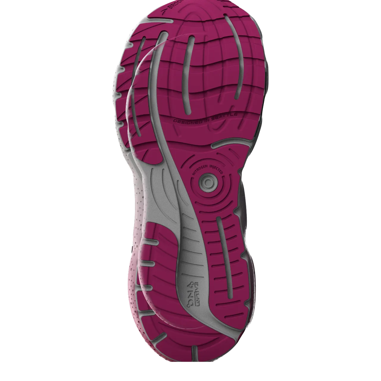 Brooks Glycerin GTS 20 (Womens) - Black/Fuchsia/Linen