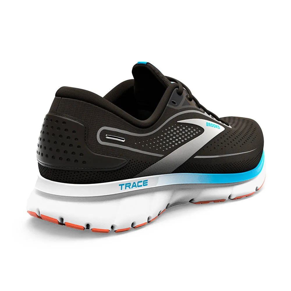 Brooks Trace 2 (Mens) - Black/Hawaiian Orange/Orange