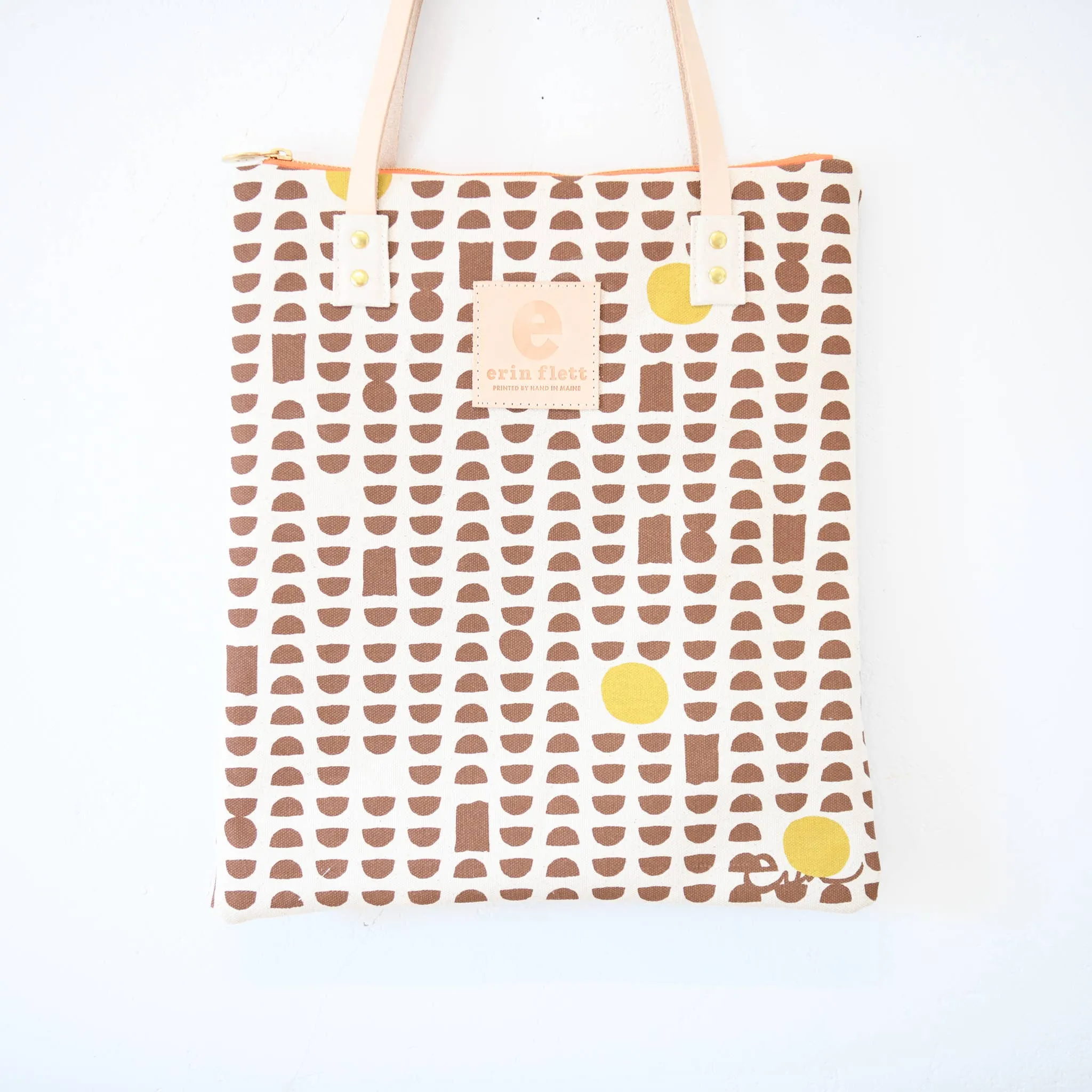 Brown Phases Mod Tote