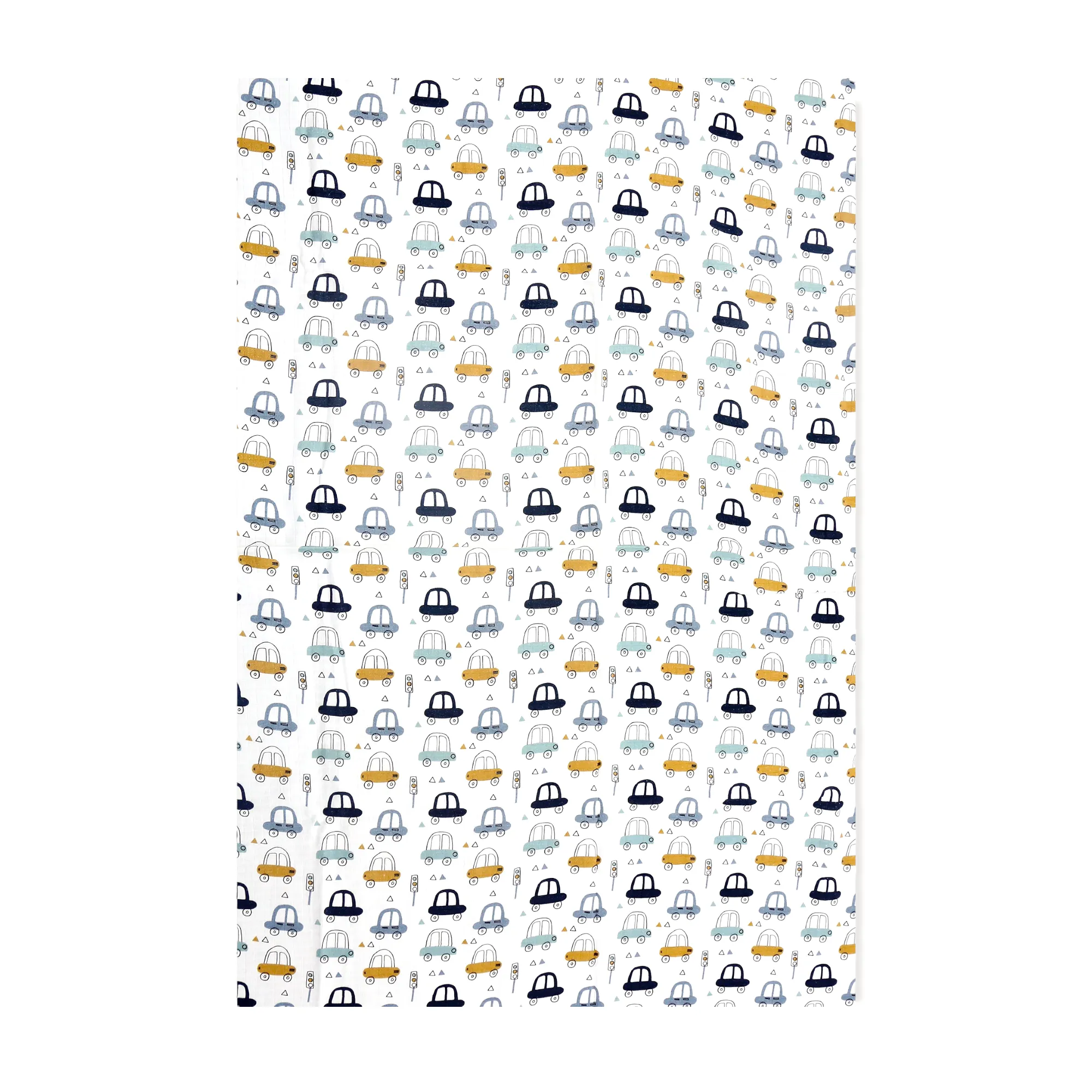 Cars Baby Swaddle Blanket (Organic Muslin)