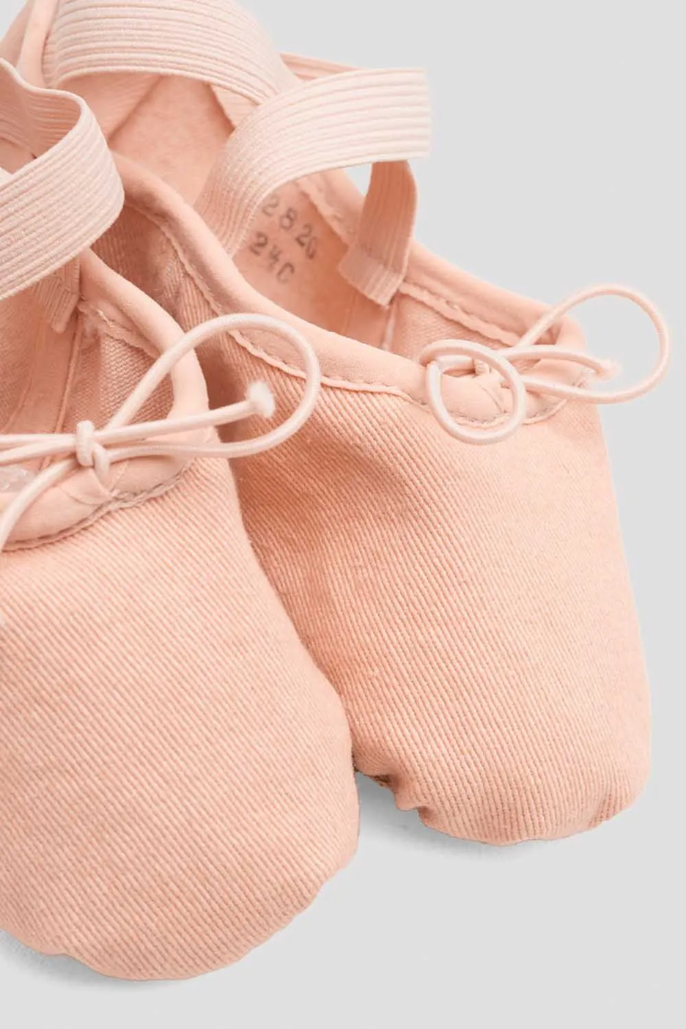 Childrens Zenith Stretch Canvas Ballet Shoes