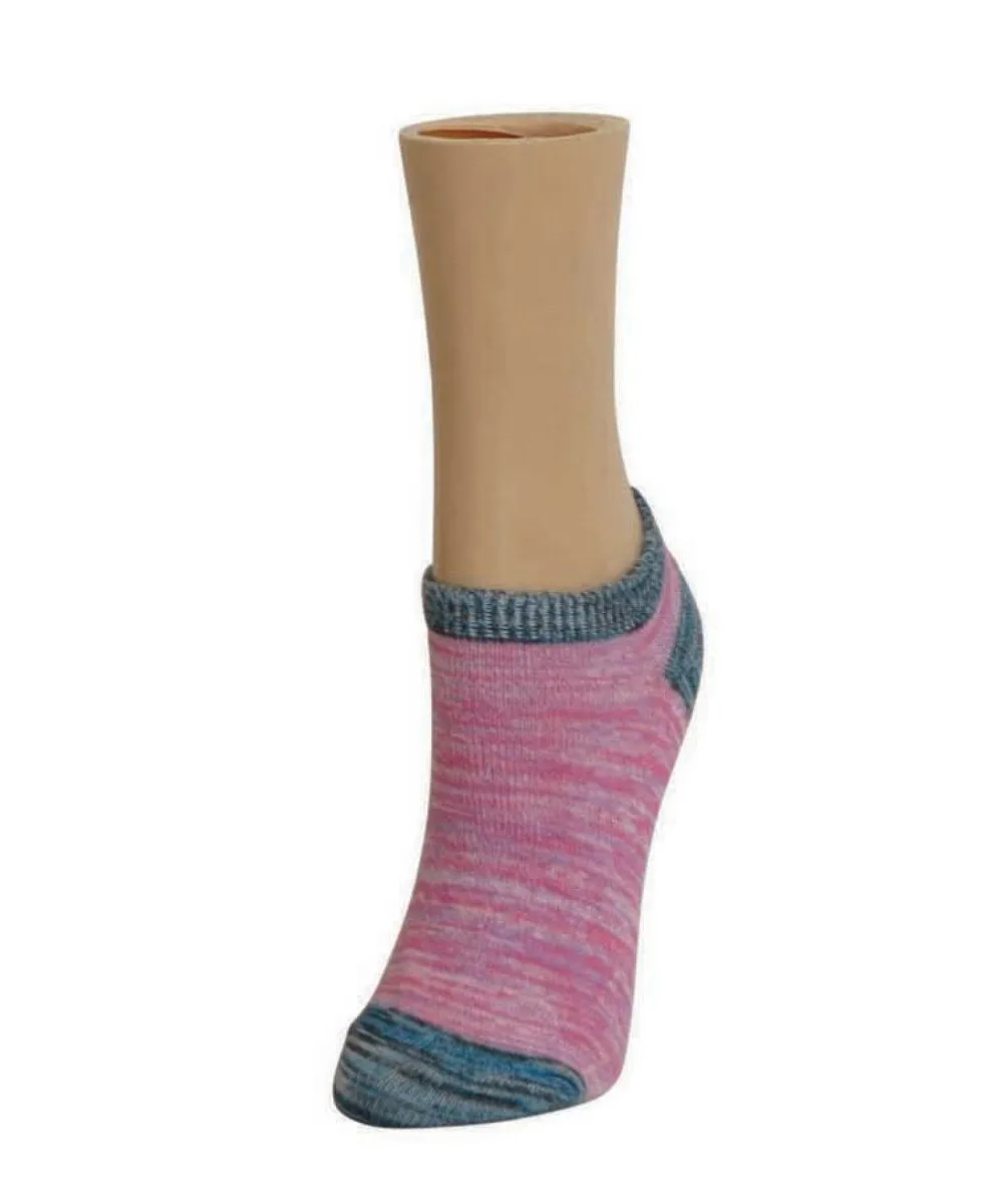 Color Blend Soft-Fit Cotton-Rich Low Cut Socks