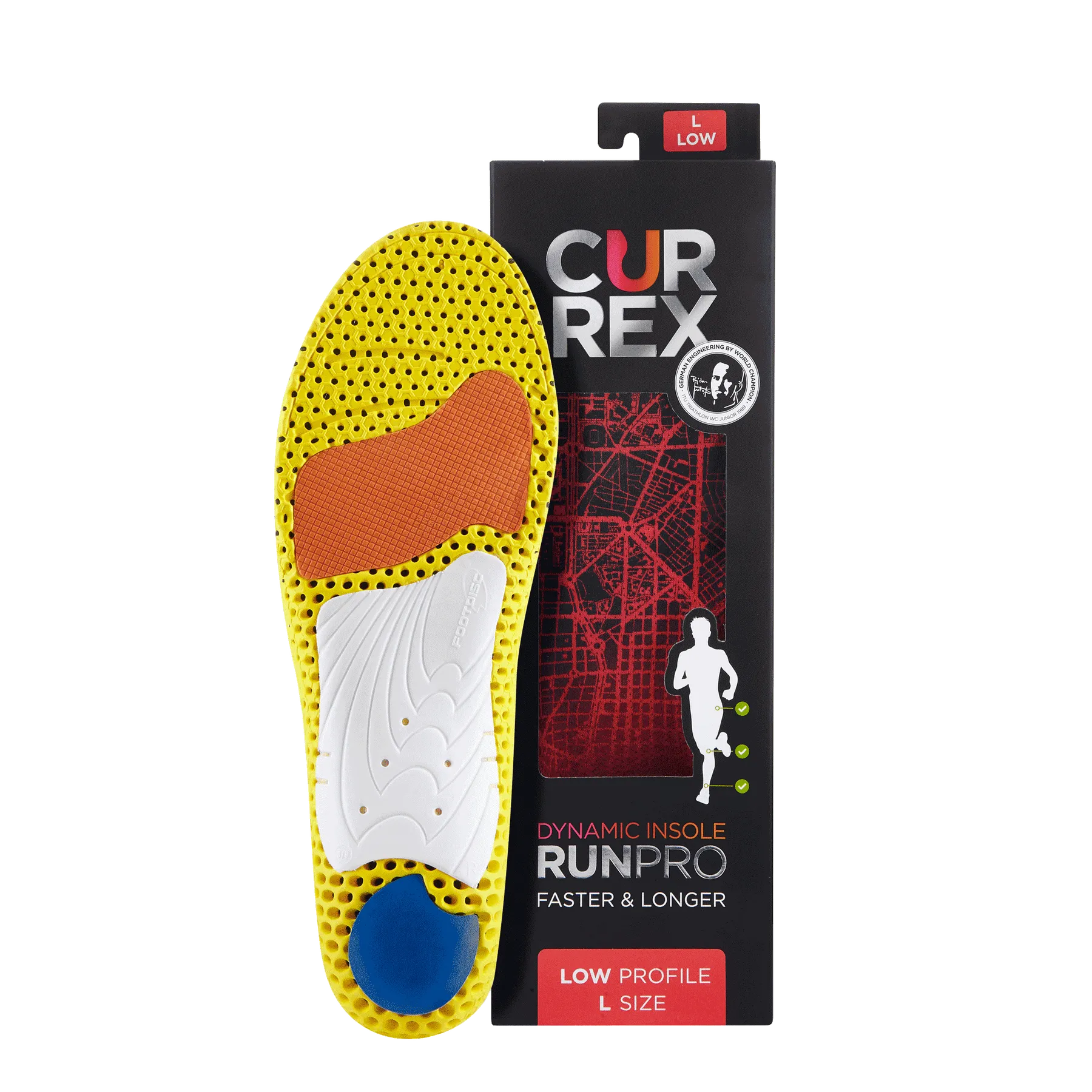 Currex Dynamic Insole Run Pro - Low Arch