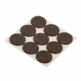 Fix-O-Moll Anti-skid Felt Pad Self Adh Brown 28 mm X 9 Pcs