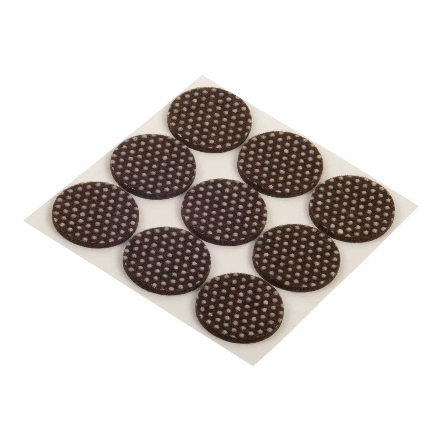 Fix-O-Moll Anti-skid Felt Pad Self Adh Brown 28 mm X 9 Pcs