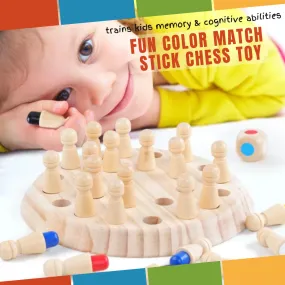 Fun & Educational - Color Match Stick Chess Toy