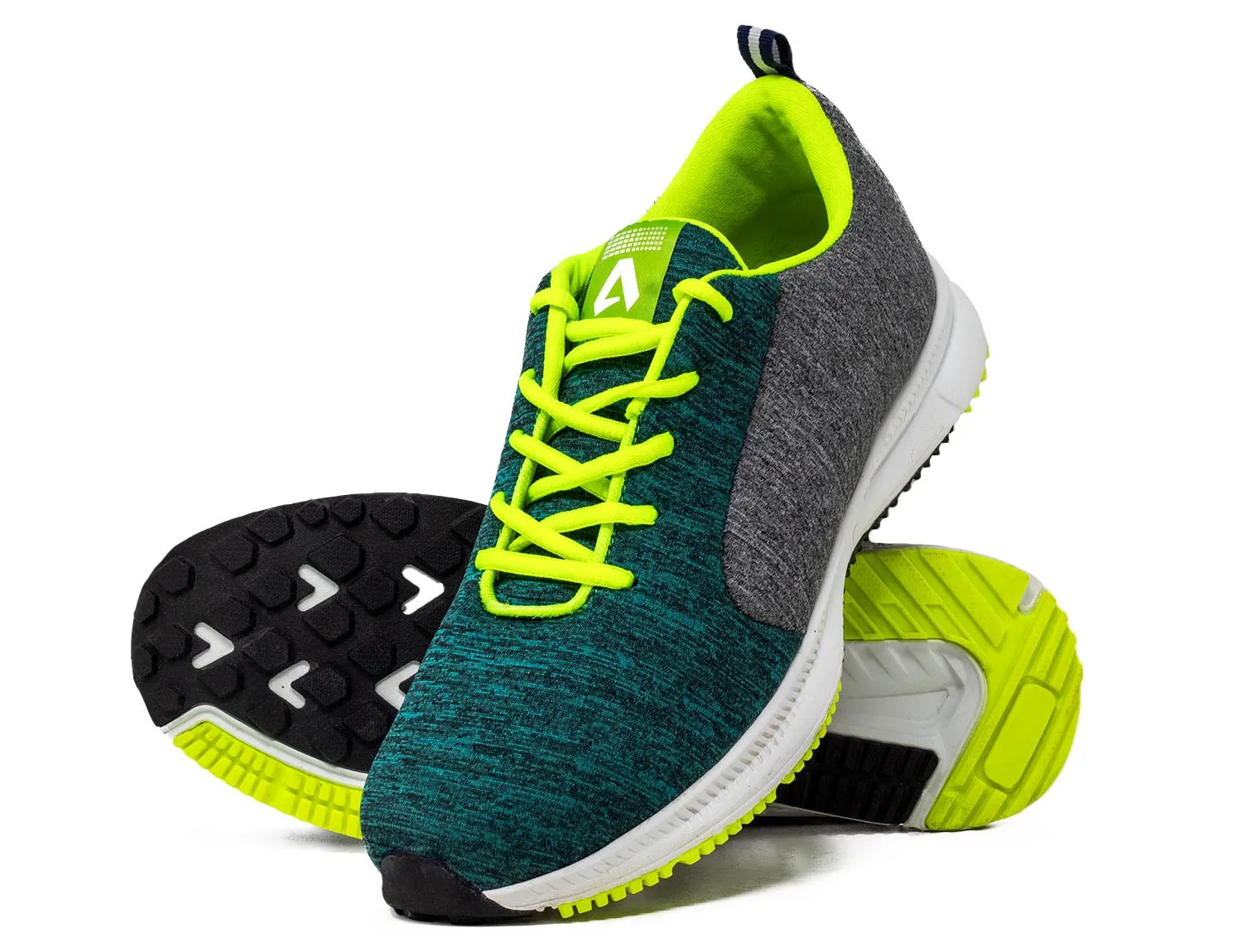 Fury Running And Training Shoes - Grey/Green