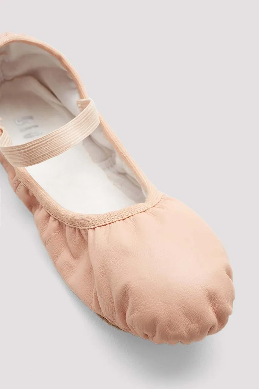 Girls Giselle Leather Ballet Shoes