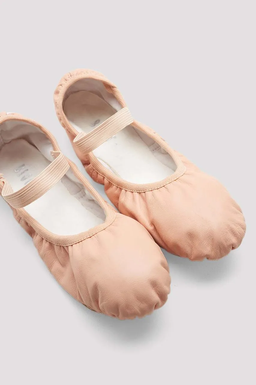 Girls Giselle Leather Ballet Shoes