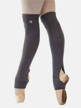 Gray Short Dance Leg Warmers MP921