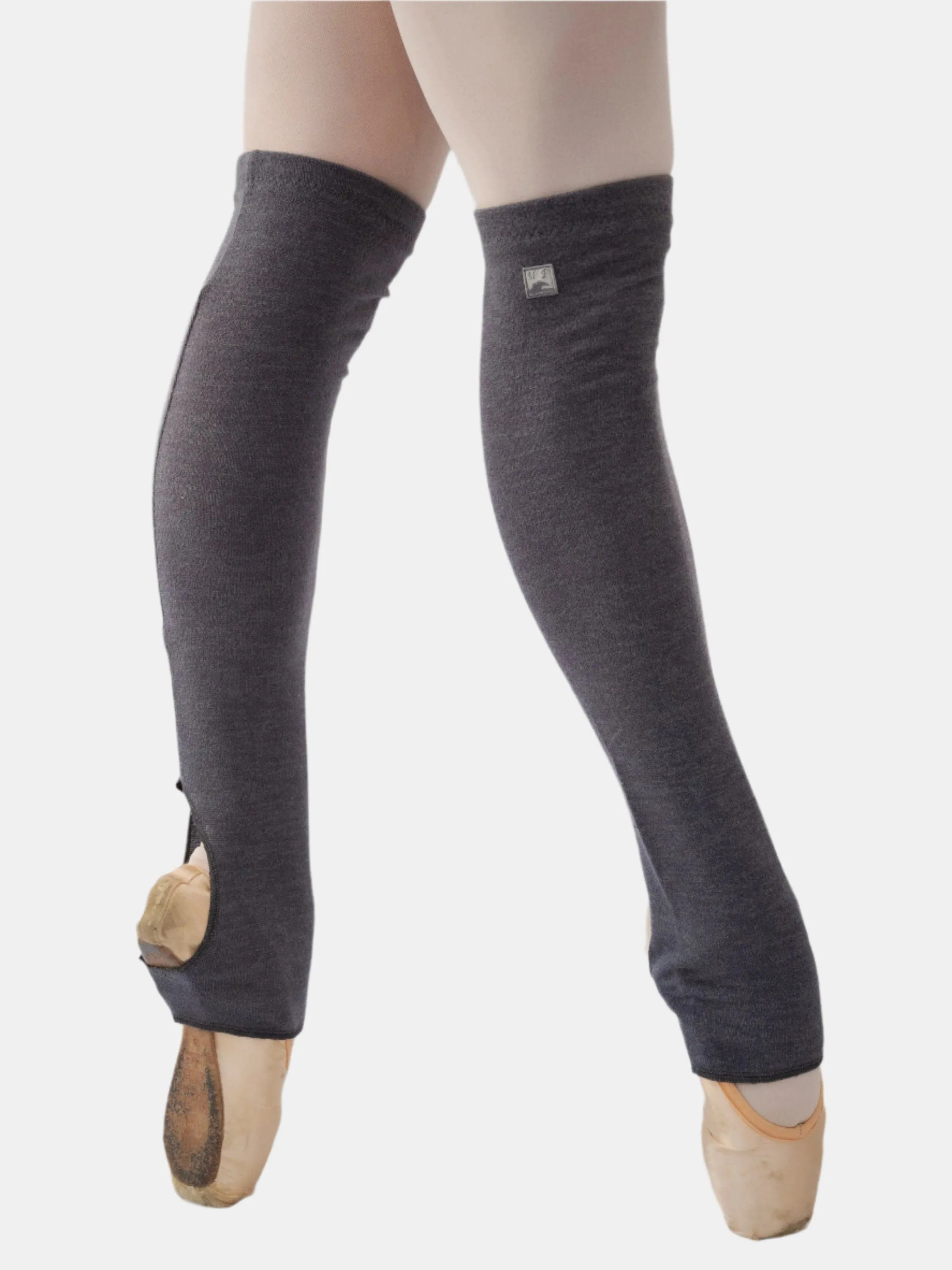 Gray Short Dance Leg Warmers MP921