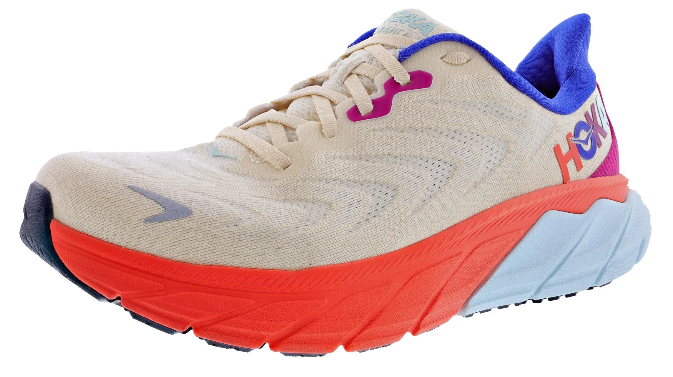 Hoka Arahi 6 Women's Cushioned Running Shoes for Flat Feet