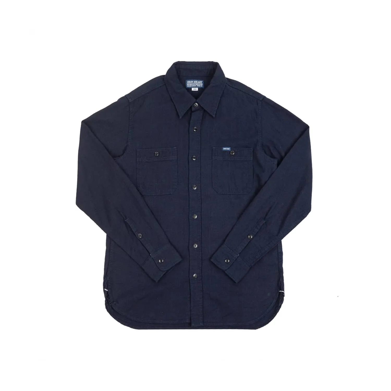 Iron Heart IHSH-358-IND 5oz Dobby Cloth Work Shirt Indigo