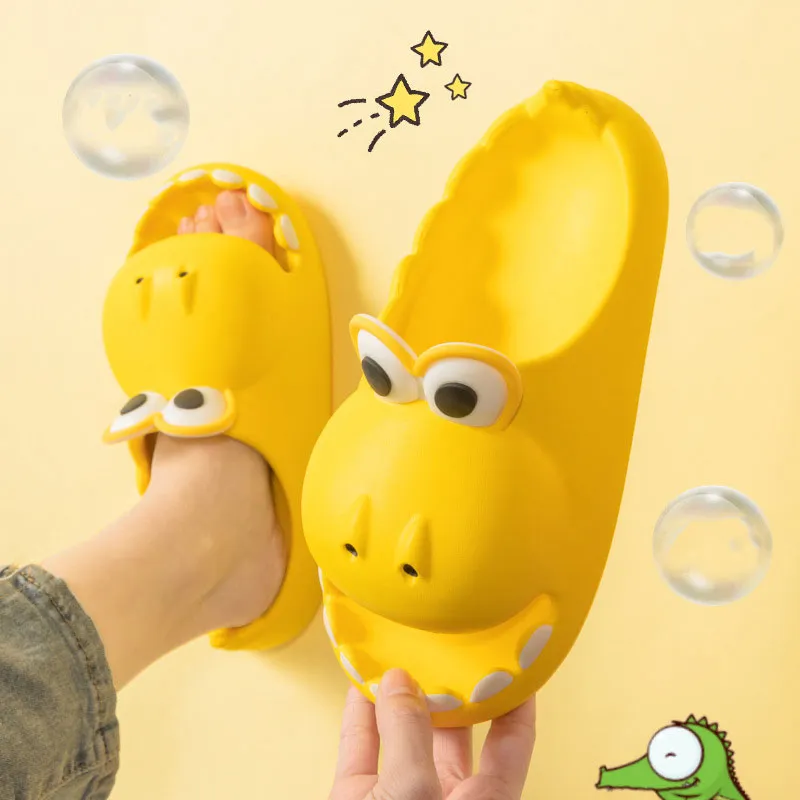 Kids Hippo Crocodile Bath Slippers